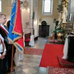 20.09.2020. Pińczów. Uroczystości upamiętniające 592. rocznicę lokacji miasta. Msza w intencji mieszkańców odprawiona w kościele pod wezwaniem Świętego Jana Apostoła i Ewangelisty / Marta Gajda / Radio Kielce