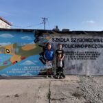 26.09.2020. Pińczów. Mural upamiętniający szkołę szybowcową Polichno-Pińczów / Marta Gajda / Radio Kielce