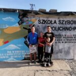 26.09.2020. Pińczów. Mural upamiętniający szkołę szybowcową Polichno-Pińczów / Marta Gajda / Radio Kielce