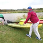 26.09.2020. Pińczów. II spływ kajakowy im. Jerzego Głowackiego / Marta Gajda / Radio Kielce