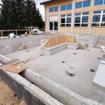 28.09.2020. Kazimierza Wielka. Budowa basenu termalnego / Marta Gajda / Radio Kielce