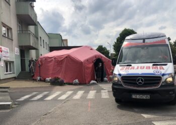 16.07.2020. Sandomierz. Szpital Specjalistyczny Ducha Świętego / Grażyna-Szlęzak-Wójcik / Radio Kielce