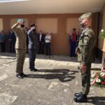 03.09.2020 Sandomierz. Uroczystości ku czci żołnierzy i kolejarzy, którzy zginęli w niemieckim nalocie na dworzec kolejowy. / Grażyna Szlęzak-Wójcik / Radio Kielce