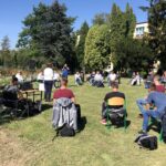 04.09.2020. Sandomierz. Narodowe Czytanie w Zespole Szkół Centrum Kształcenia Rolniczego w Sandomierzu / Grażyna Szlęzak-Wójcik / Radio Kielce