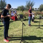 04.09.2020. Sandomierz. Narodowe Czytanie w Zespole Szkół Centrum Kształcenia Rolniczego w Sandomierzu / Grażyna Szlęzak-Wójcik / Radio Kielce