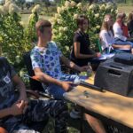 04.09.2020. Sandomierz. Narodowe Czytanie w Zespole Szkół Centrum Kształcenia Rolniczego w Sandomierzu / Grażyna Szlęzak-Wójcik / Radio Kielce