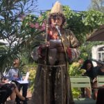 05.09.2020. Sandomierz. Narodowe Czytanie. Na zdjęciu: Karol Bury - kasztelan Chorągwi Rycerstwa Ziemi Sandomierskiej / Grażyna Szlęzak-Wójcik / Radio Kielce