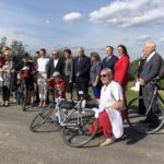 08.09.2020. Sośniczany. Otwarcie kolejnego odcinka Green Velo / Grażyna Szlęzak-Wójcik / Radio Kielce