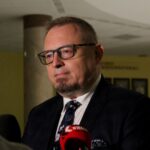 02.09.2020. Kielce. Konferencja Politechniki Świętokrzyskiej na temat opracowania programu z branży contact center. Na zdjęciu: Waldemar Cichacz - prezes zarządu Altar Sp. z o.o. / Faustyna Terelak / Radio Kielce