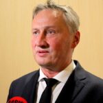 16.09.2020. Kielce. Spotkanie Wojewódzkiej Rady Dialogu Społecznego. Na zdjęciu: Zbigniew Koniusz - wojewoda świętokrzyski / Faustyna Terelak / Radio Kielce