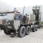 07.09.2020 Kielce. Targi Kielce. Przygotowania do MSPO. Wyrzutnia systemu Patriot / Jarosław Kubalski / Radio Kielce