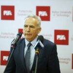 11.09.2020 Kielce. European Rover Challenge. Rozpoczęcie zawodów. Konferencja prasowa. Rektor PŚk Zbigniew Koruba / Jarosław Kubalski / Radio Kielce