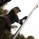 27.09.2020 Kielce. Uroczystości przed pomnikiem Armii Krajowej w 81. rocznicę utworzenia Polskiego Państwa Podziemnego / Jarosław Kubalski / Radio Kielce