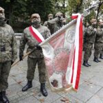 27.09.2020 Kielce. Uroczystości przed pomnikiem Armii Krajowej w 81. rocznicę utworzenia Polskiego Państwa Podziemnego / Jarosław Kubalski / Radio Kielce