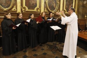 06.09.2020 Kielce. Katedra. Pierwsze Świętokrzyskie Dni Muzyki Dawnej. "Clamaverunt Iusti" - żeńska schola gregoriańska z Warszawy / Jarosław Kubalski / Radio Kielc