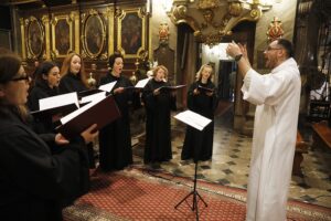 06.09.2020 Kielce. Katedra. Pierwsze Świętokrzyskie Dni Muzyki Dawnej. "Clamaverunt Iusti" - żeńska schola gregoriańska z Warszawy / Jarosław Kubalski / Radio Kielc