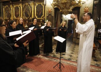 06.09.2020 Kielce. Katedra. Pierwsze Świętokrzyskie Dni Muzyki Dawnej. "Clamaverunt Iusti" - żeńska schola gregoriańska z Warszawy / Jarosław Kubalski / Radio Kielc