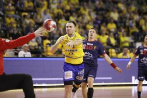 11.09.2020 Kielce. PGNiG Superliga. Mecz Łomża Vive Kielce - Sandra Spa Pogoń Szczecin. Arkadiusz Moryto / Jarosław Kubalski / Radio Kielce