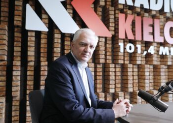 23.06.2020 Radio Kielce. Jarosław Gowin, lider Porozumienia / Jarosław Kubalski / Radio Kielce
