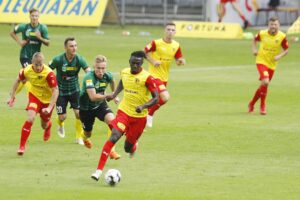 05.09.2020. Kielce. 2. kolejka Fortuna 1. ligi: Korona Kielce - GKS 1962 Jastrzębie / Jarosław Kubalski / Radio Kielce