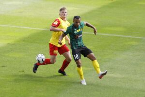 05.09.2020. Kielce. 2. kolejka Fortuna 1. ligi: Korona Kielce - GKS 1962 Jastrzębie / Jarosław Kubalski / Radio Kielce