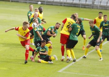 05.09.2020. Kielce. 2. kolejka Fortuna 1. ligi: Korona Kielce - GKS 1962 Jastrzębie / Jarosław Kubalski / Radio Kielce