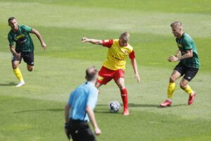 05.09.2020. Kielce. 2. kolejka Fortuna 1. ligi: Korona Kielce - GKS 1962 Jastrzębie / Jarosław Kubalski / Radio Kielce