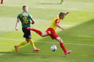 05.09.2020. Kielce. 2. kolejka Fortuna 1. ligi: Korona Kielce - GKS 1962 Jastrzębie / Jarosław Kubalski / Radio Kielce