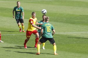 05.09.2020. Kielce. 2. kolejka Fortuna 1. ligi: Korona Kielce - GKS 1962 Jastrzębie / Jarosław Kubalski / Radio Kielce