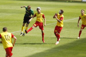 05.09.2020. Kielce. 2. kolejka Fortuna 1. ligi: Korona Kielce - GKS 1962 Jastrzębie / Jarosław Kubalski / Radio Kielce