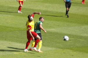 05.09.2020. Kielce. 2. kolejka Fortuna 1. ligi: Korona Kielce - GKS 1962 Jastrzębie / Jarosław Kubalski / Radio Kielce