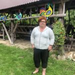 04.09.2020. Dąbie. Park Etnograficzny „Pod kogutem”. Na zdjęciu: Małgorzata Frączek - właścicielka Parku Etnograficznego „Pod kogutem” / Grażyna Szlęzak-Wójcik / Radio Kielce