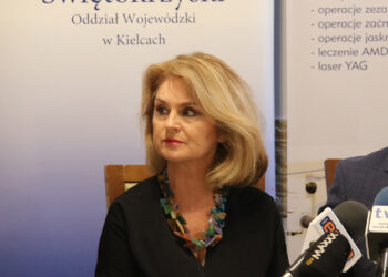 Małgorzata Kiebzak, dyrektor kieleckiego oddziału NFZ / Magdalena Blicharska / Radio Kielce