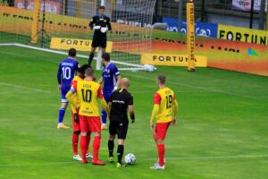 26.09.2020 Legnica. Mecz Miedź Legnica - Korona Kielce / Krzysztof Bujnowicz / Radio Kielce