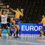 16.09.2020. Flensburg. 1. kolejka Ligi Mistrzów piłkarzy ręcznych: Flensburg-Handewitt - Łomża Vive Kielce / Krzysztof Bujnowicz / Radio Kielce