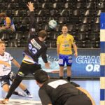 16.09.2020. Flensburg. 1. kolejka Ligi Mistrzów piłkarzy ręcznych: Flensburg-Handewitt - Łomża Vive Kielce / Krzysztof Bujnowicz / Radio Kielce