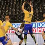 16.09.2020. Flensburg. 1. kolejka Ligi Mistrzów piłkarzy ręcznych: Flensburg-Handewitt - Łomża Vive Kielce / Krzysztof Bujnowicz / Radio Kielce