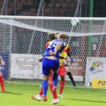 11.09.2020. Niepołomice. 3. kolejka Fortuna 1 ligi: Puszcza Niepołomice - Korona Kielce / Krzysztof Bujnowicz / Radio Kielce