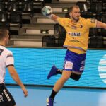 16.09.2020. Flensburg. 1. kolejka Ligi Mistrzów piłkarzy ręcznych: Flensburg-Handewitt - Łomża Vive Kielce / Krzysztof Bujnowicz / Radio Kielce