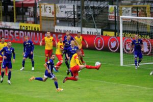 26.09.2020 Legnica. Mecz Miedź Legnica - Korona Kielce / Krzysztof Bujnowicz / Radio Kielce