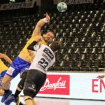 16.09.2020. Flensburg. 1. kolejka Ligi Mistrzów piłkarzy ręcznych: Flensburg-Handewitt - Łomża Vive Kielce / Krzysztof Bujnowicz / Radio Kielce