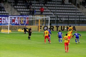 26.09.2020 Legnica. Mecz Miedź Legnica - Korona Kielce / Krzysztof Bujnowicz / Radio Kielce