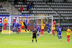 26.09.2020 Legnica. Mecz Miedź Legnica - Korona Kielce / Krzysztof Bujnowicz / Radio Kielce