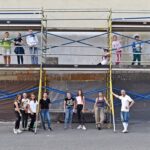 24.09.2020. Masłów. Mural na ścianie budynku Szkoły Podstawowej imienia Jana Pawła II / CEiK „Szklany Dom”