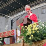 13.09.2020. Święty Krzyż. Suma odpustowa. Na zdjęciu: arcybiskup Stanisław Budzik - metropolita lubelski / Emilia Sitarska / Radio Kielce