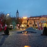 30.09.2020. Ostrowiec Św. Uroczystości upamiętniające pomordowanych ostrowczan we wrześniu 1942 roku / Emilia Sitarska / Radio Kielce