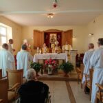 23.09.2020 Ostrowiec Św. Uroczystość wniesienia do kaplicy hospicjum relikwii św. Jana Pawła II / Emilia Sitarska / Radio Kielce