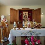 23.09.2020 Ostrowiec Św. Uroczystość wniesienia do kaplicy hospicjum relikwii św. Jana Pawła II / Emilia Sitarska / Radio Kielce