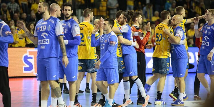 04.02.2020 Kielce. 20. kolejka PGNiG Superligi: PGE Vive Kielce - Orlen Wisła Płock / Wiktor Taszłow / Radio Kielce