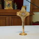 23.09.2020 Ostrowiec Św. Uroczystość wniesienia do kaplicy hospicjum relikwii św. Jana Pawła II / Emilia Sitarska / Radio Kielce